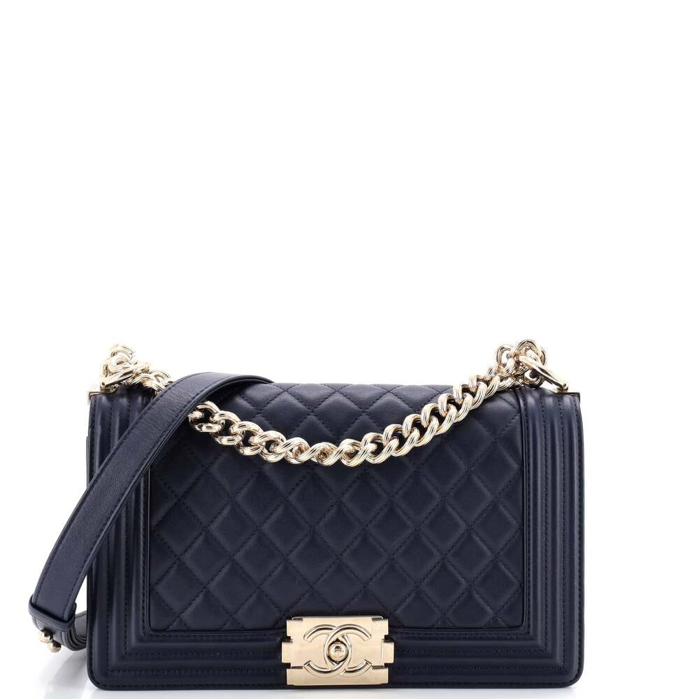 Chanel Boy Flap Bag Quilted Lambskin #350916C43B